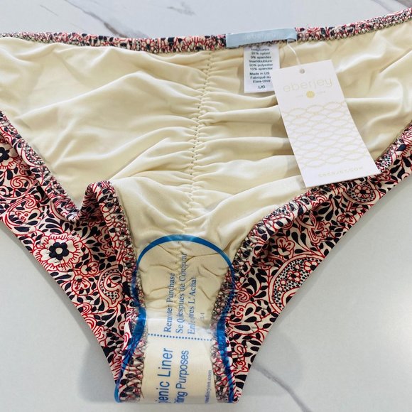 Eberjey Bindi Paisley Antonia Bikini Bottom - Picture 6 of 6
